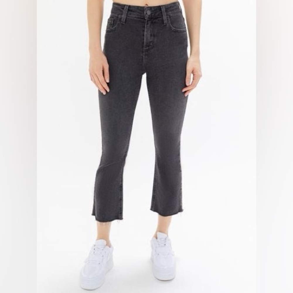 BDG kick flare high rise cropped jean